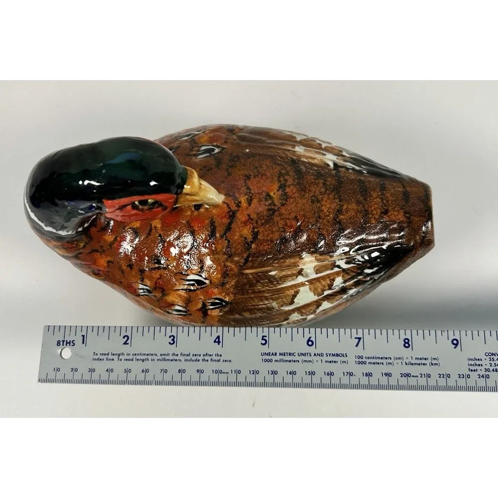 Meiselman Pheasant Soup Tureen ITALY Mancer Ladle Not Included Read VTG RARE